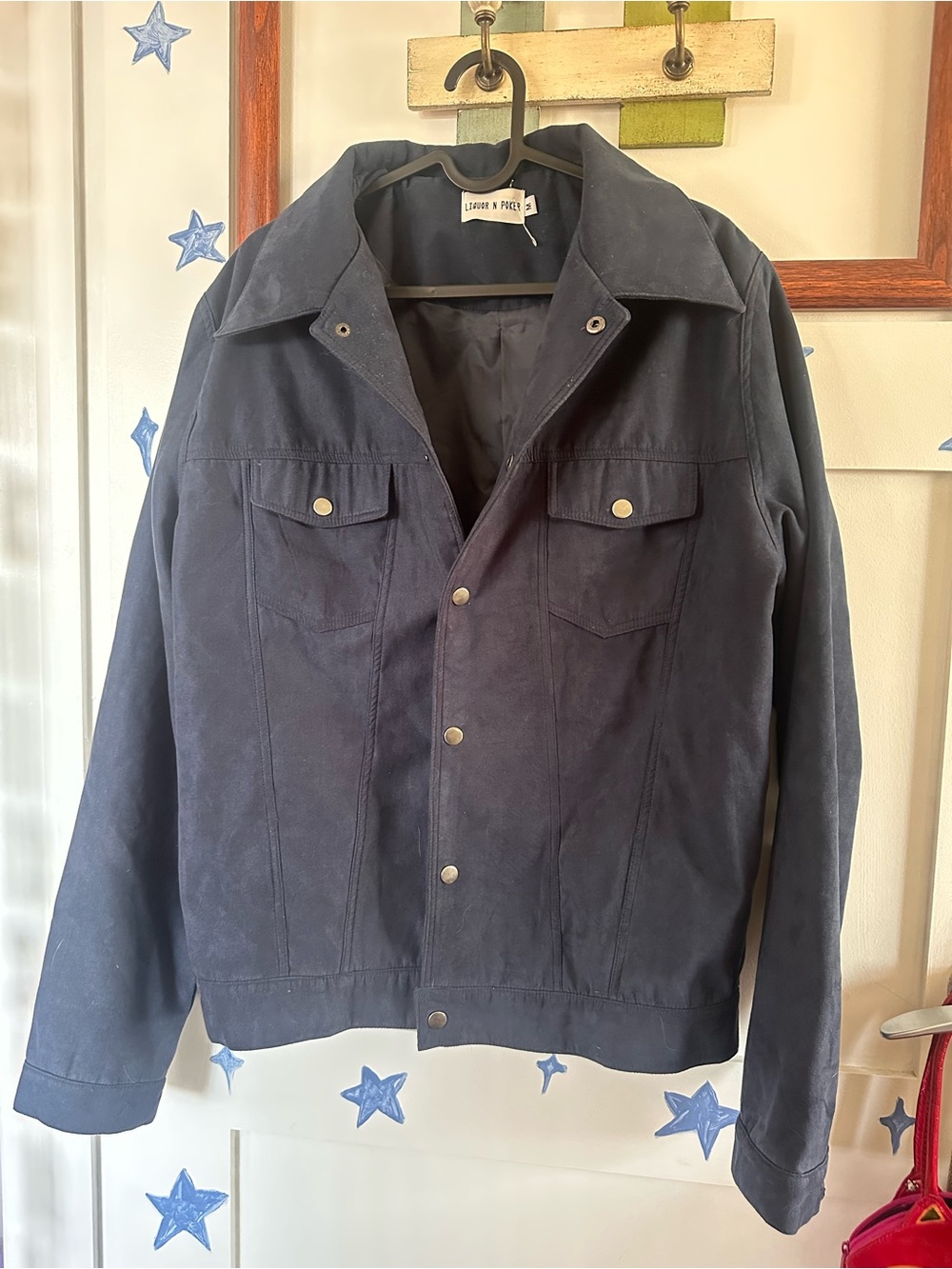 Liquor N Poker Button-Front Jacket